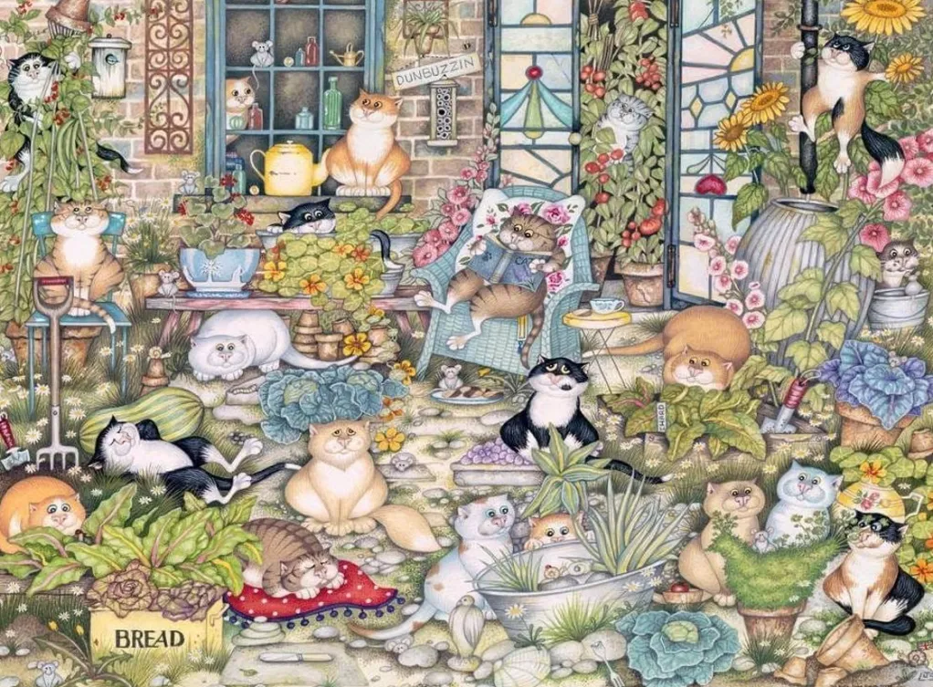 Ravensburger 500 Pieces* - Crazy Cats The Good Life - 500 Piece Jigsaw Puzzle