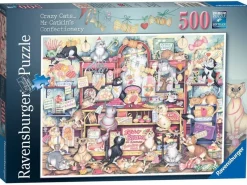 Ravensburger 500 Pieces* - Crazy Cats - Mr Catkin Confectionery, 500 Piece Jigsaw Puzzle