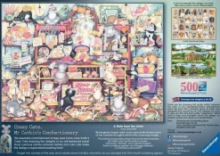 Ravensburger 500 Pieces* - Crazy Cats - Mr Catkin Confectionery, 500 Piece Jigsaw Puzzle