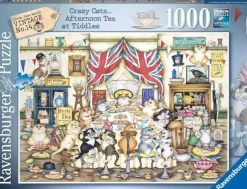 Ravensburger 1000 Pieces* - Crazy Cats - Afternoon At Tiddles - 1000 Piece Jigsaw Puzzle