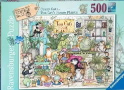 Ravensburger 500 Pieces* - Crazy Cats - Tom Cat'S House Plants - 500 Piece Jigsaw Puzzle