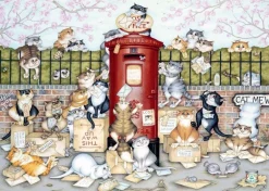 Ravensburger 1000 Pieces* - Crazy Cats - Lost In The Post - 1000 Piece Jigsaw Puzzle