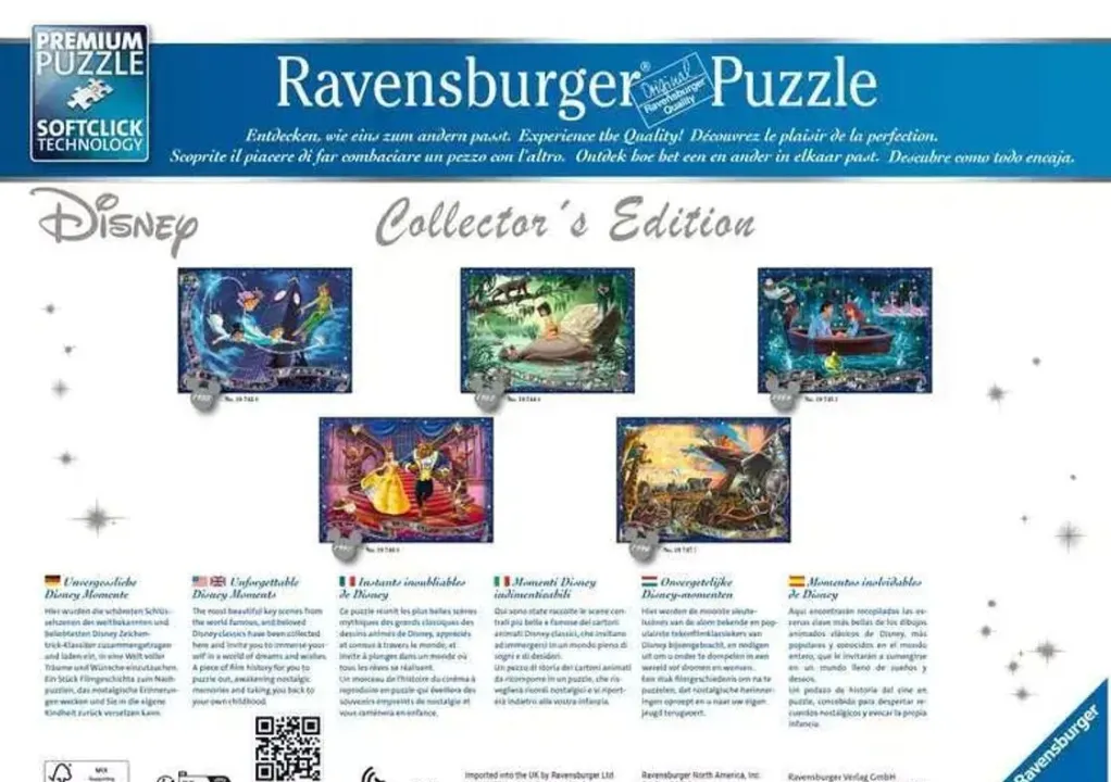 Ravensburger 1000 Pieces* - Disney Collector'S Edition Little Mermaid - 1000 Piece Jigsaw Puzzle