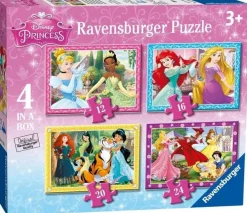Ravensburger 100 Pieces & Under* - Disney Princesses - 4 In A Box Jigsaw Puzzle