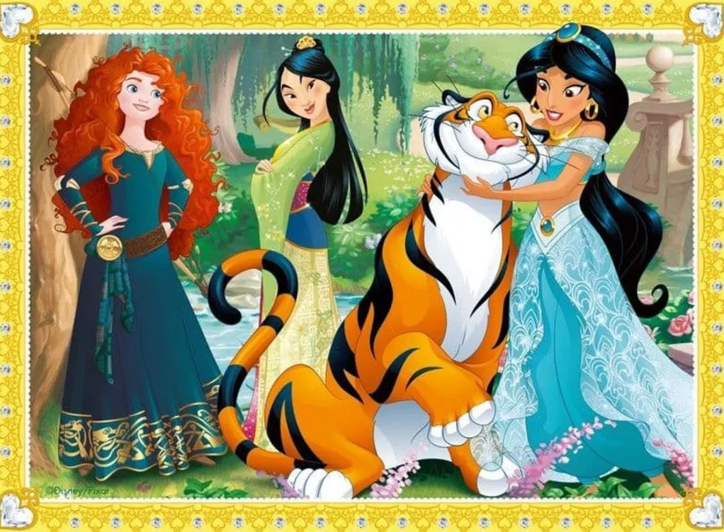 Ravensburger 100 Pieces & Under* - Disney Princesses - 4 In A Box Jigsaw Puzzle
