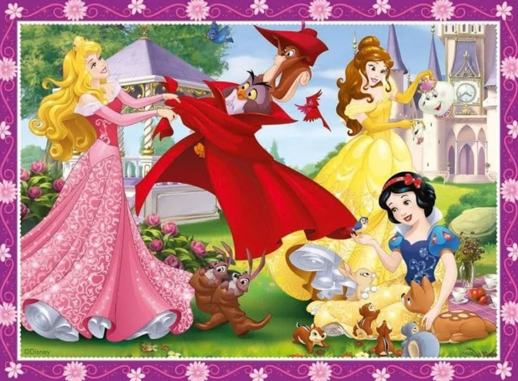 Ravensburger 100 Pieces & Under* - Disney Princesses - 4 In A Box Jigsaw Puzzle