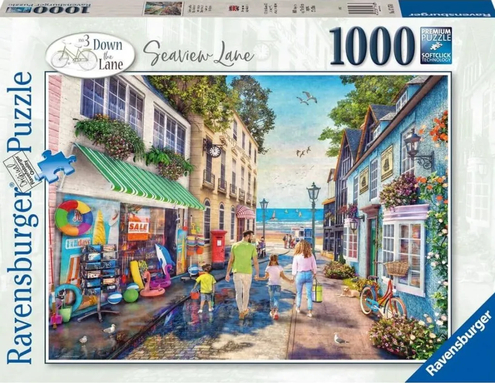 Ravensburger 1000 Pieces* - Down The Lane No 3 - Seaview Lane - 1000 Piece Jigsaw Puzzle