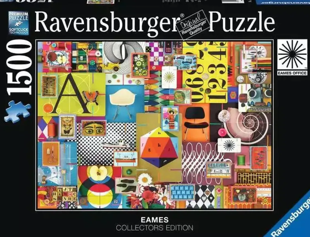Ravensburger 1500 Pieces* - Eames House Of Cards - 1500 Piece Jigsaw Puzzle