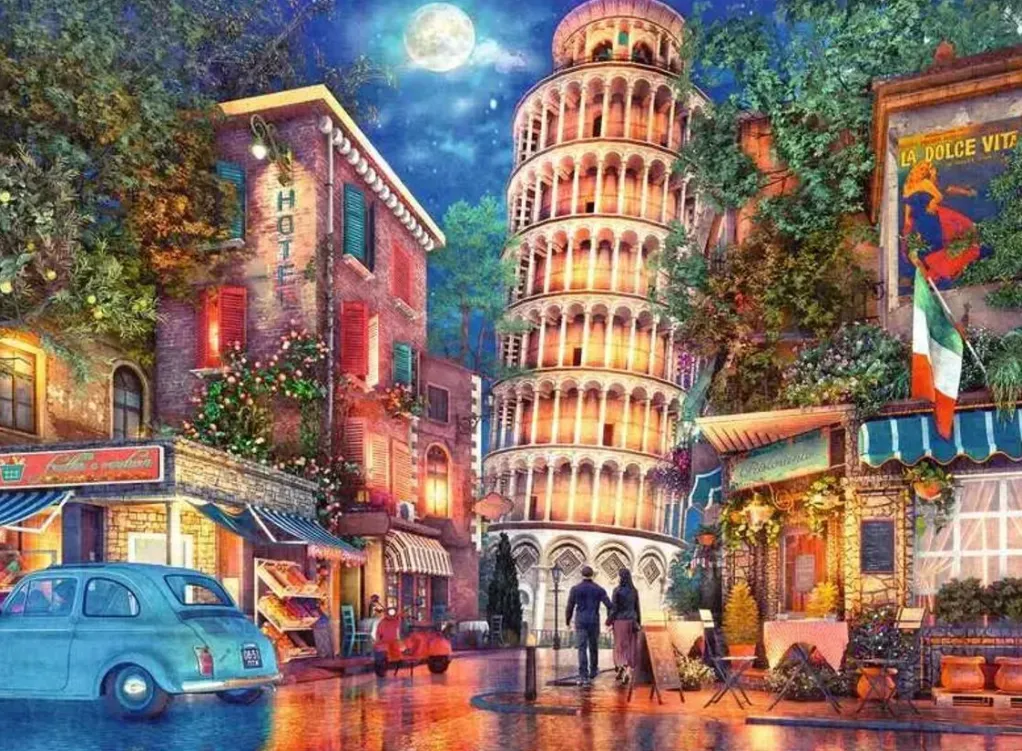 Ravensburger 500 Pieces* - Evening In Pisa - 500 Piece Jigsaw Puzzle