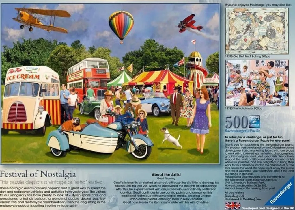 Ravensburger 500 Pieces* - Festival Of Nostalgia - 500 Piece Jigsaw Puzzle