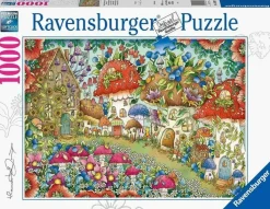 Ravensburger 1000 Pieces* - Floral Mushroom Houses - 1000 Piece Jigsaw Puzzle