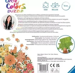 Ravensburger 500 Pieces* - Flowers Circular - 500 Piece Jigsaw Puzzle