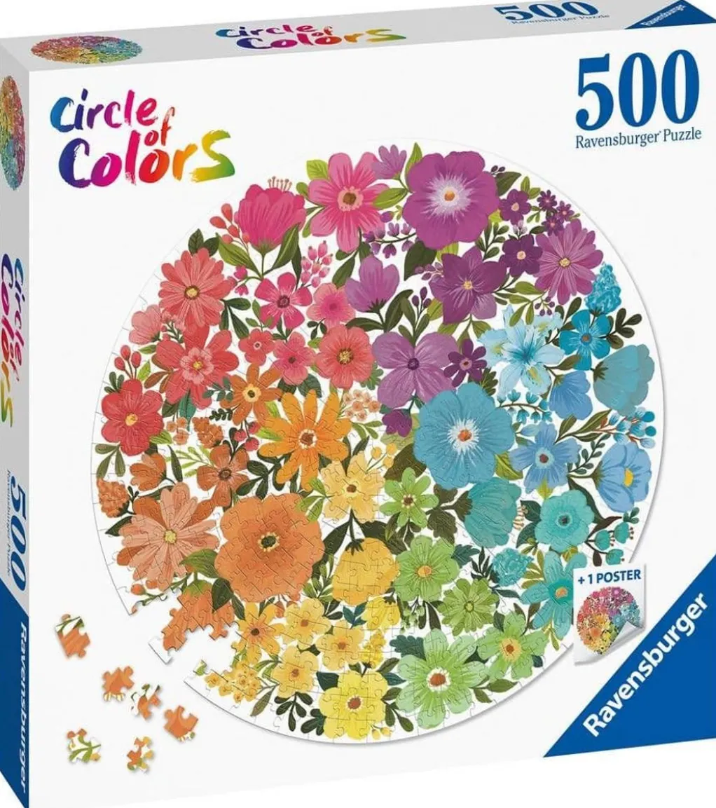 Ravensburger 500 Pieces* - Flowers Circular - 500 Piece Jigsaw Puzzle