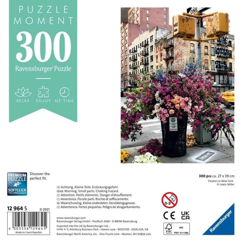 Ravensburger 300 Pieces & Under* - Flowers In New York 300 Piece Jigsaw Puzzle