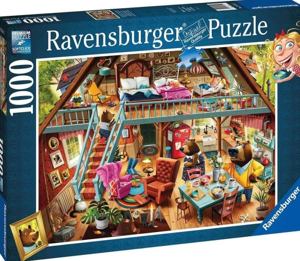 Ravensburger 1000 Pieces* - Goldilocks Gets Caught! - 1000 Piece Jigsaw Puzzle