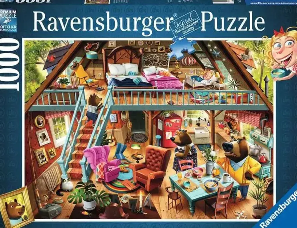 Ravensburger 1000 Pieces* - Goldilocks Gets Caught! - 1000 Piece Jigsaw Puzzle