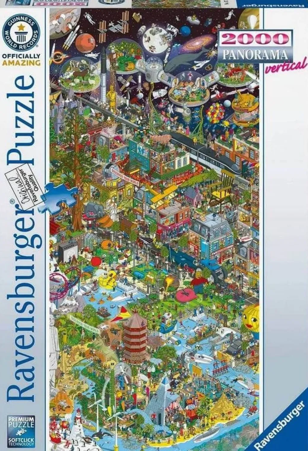 Ravensburger 2000 Pieces* - Guinness World Records - 2000 Piece Panorama Jigsaw Puzzle