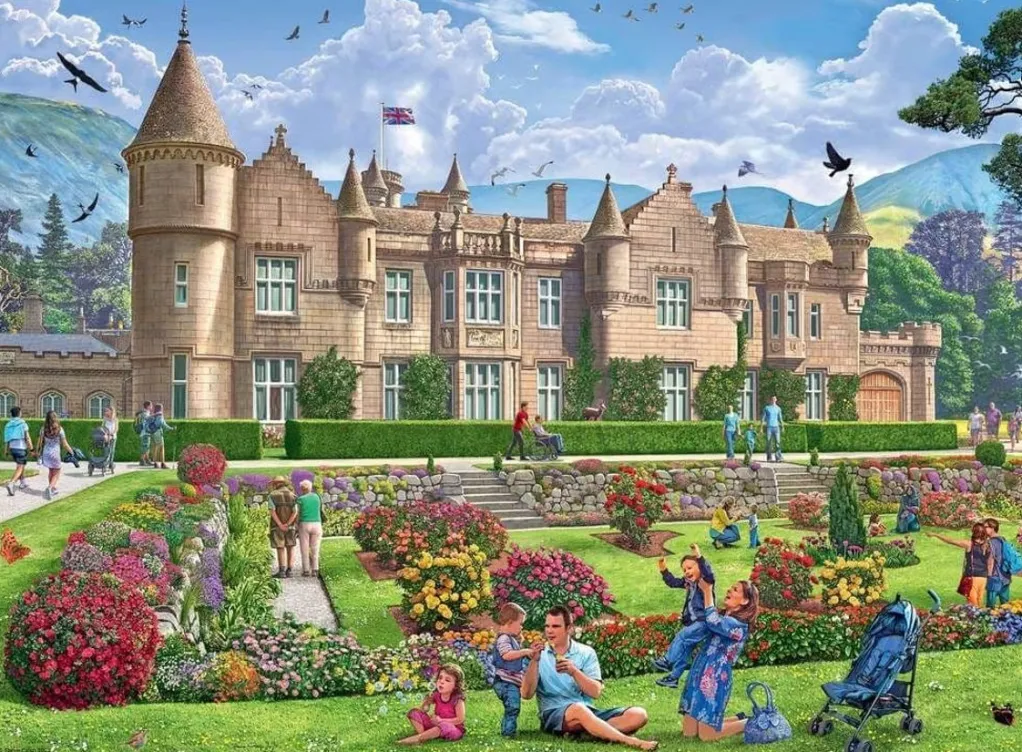 Ravensburger 500 Pieces* - Happy Days No 5 Royal Residences - 4 X 500 Piece Jigsaw Puzzle