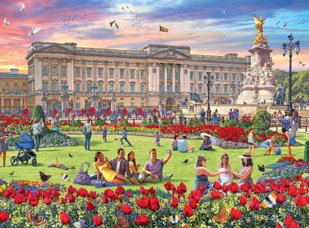 Ravensburger 500 Pieces* - Happy Days No 5 Royal Residences - 4 X 500 Piece Jigsaw Puzzle