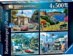 Ravensburger 500 Pieces* - Happy Days No 1- Look North 4 X 500 Piece Jigsaw Puzzle