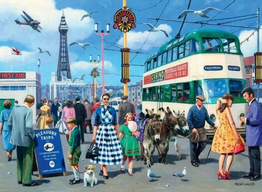 Ravensburger 500 Pieces* - Happy Days No 1- Look North 4 X 500 Piece Jigsaw Puzzle