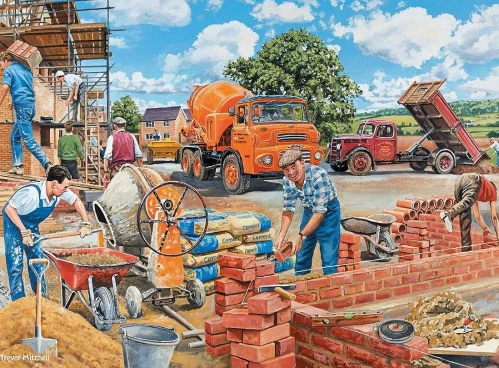 Ravensburger 500 Pieces* - Happy Days No 6 - Work Day Memories 4 X 500 Piece Jigsaw Puzzle