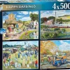 Ravensburger 500 Pieces* - Happy Days No 3 - Countryside Nostalgia 4 X 500 Piece Jigsaw Puzzle