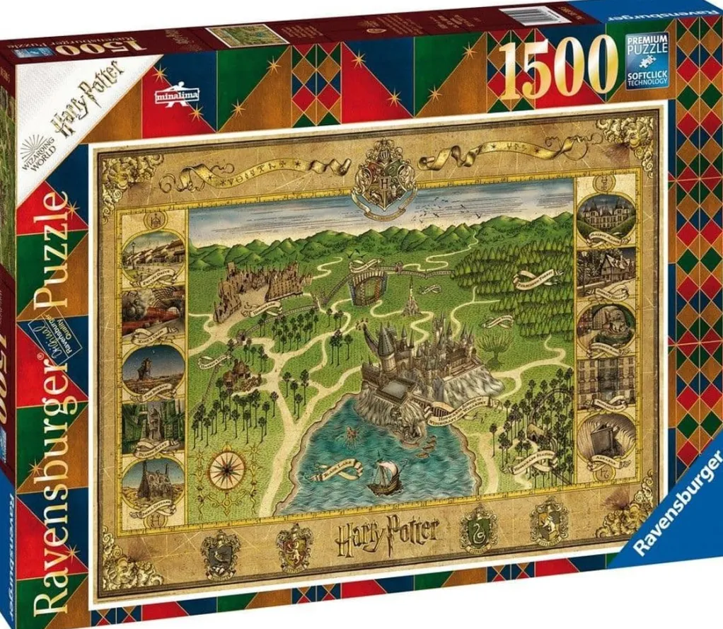 Ravensburger 1500 Pieces* - Harry Potter Hogwart Map, 1500 Piece Jigsaw Puzzle