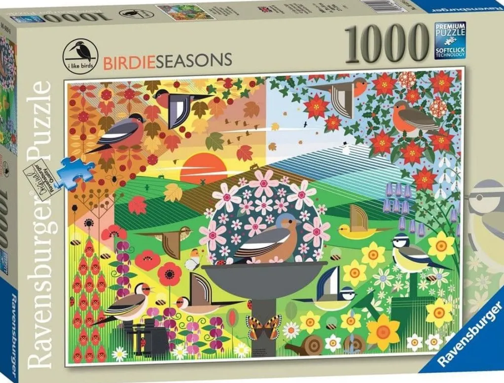 Ravensburger 1000 Pieces* - I Like Birds - Birdie Seasons - 1000 Piece Jigsaw Puzzle