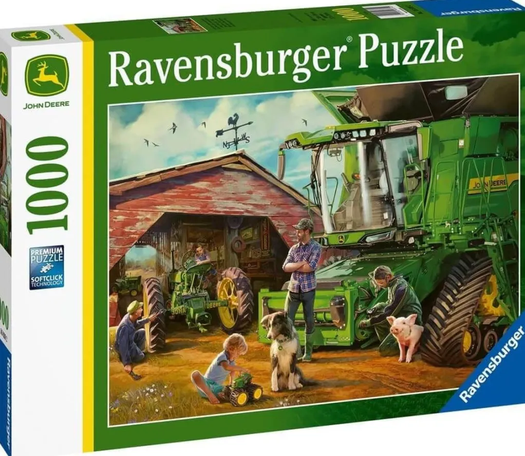Ravensburger 1000 Pieces* - John Deere Then & Now - 1000 Piece Jigsaw Puzzle