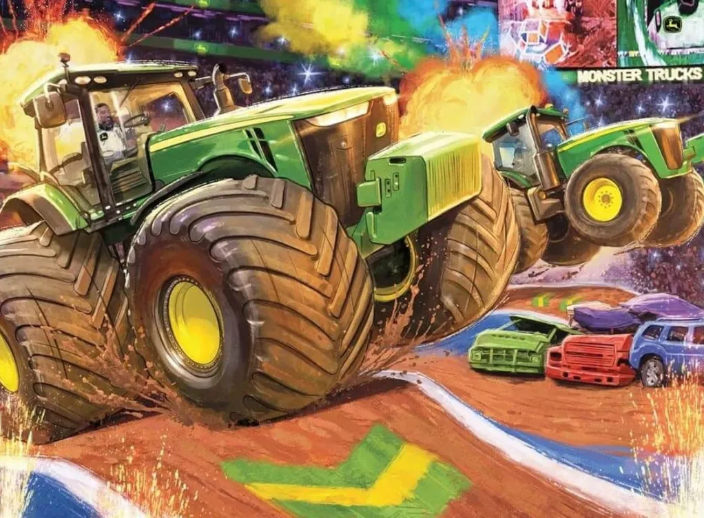 Ravensburger 100 Pieces & Under* - John Deere Big Wheels 100Xxl Piece Jigsaw Puzzle