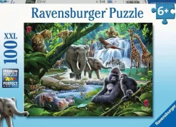 Ravensburger 100 Pieces & Under* - Jungle Families 100Xxl Piece Jigsaw Puzzle
