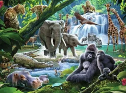 Ravensburger 100 Pieces & Under* - Jungle Families 100Xxl Piece Jigsaw Puzzle
