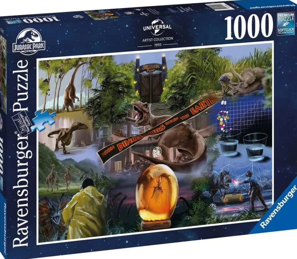 Ravensburger 1000 Pieces* - Jurassic Park Movie Poster - 1000 Piece Jigsaw Puzzle