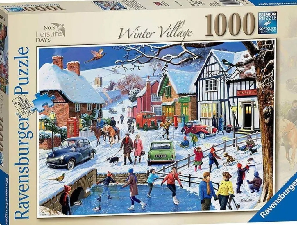 Ravensburger 1000 Pieces* - Leisure Days No 3 The Winter Village - 1000 Piece Jigsaw Puzzle