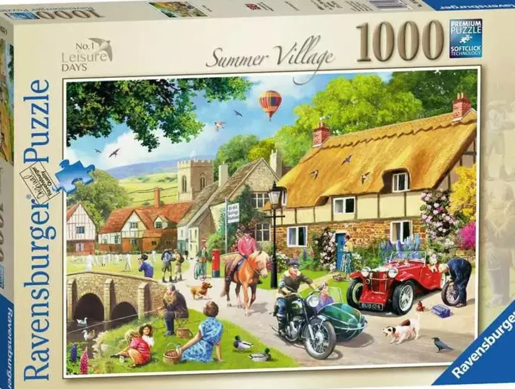 Ravensburger 1000 Pieces* - Leisure Days No 1 Summer Village - 1000 Piece Jigsaw Puzzle