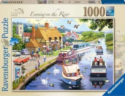 Ravensburger 1000 Pieces* - Leisure Days No 7 Evening On The River - 1000 Piece Jigsaw Puzzle