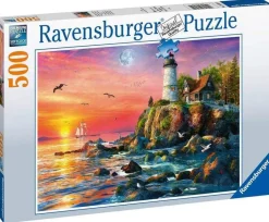 Ravensburger 500 Pieces* - Lighthouse At Sunset - 500 Piece Jigsaw Puzzle
