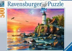 Ravensburger 500 Pieces* - Lighthouse At Sunset - 500 Piece Jigsaw Puzzle