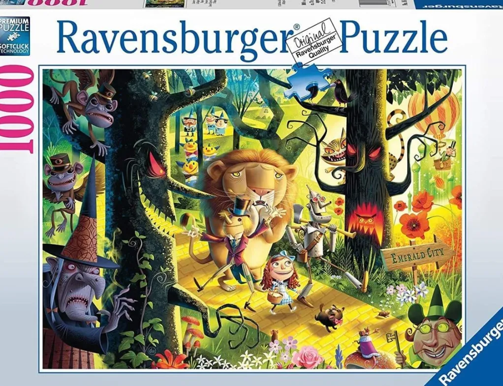 Ravensburger 1000 Pieces* - Lions, Tigers And Be , Oh My! (Wizard Of Oz) 1000 Piece Jigsaw Puzzle