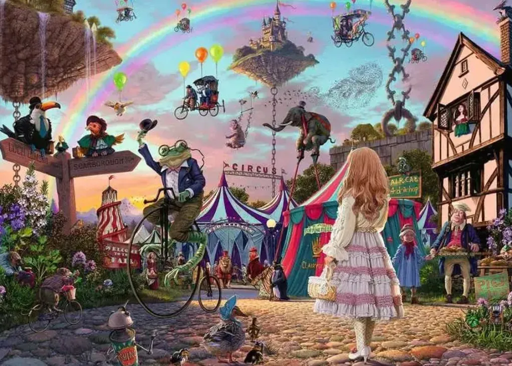 Ravensburger 1000 Pieces* - Look & Find No 2 - Enchanted Circus - 1000 Piece Jigsaw Puzzle