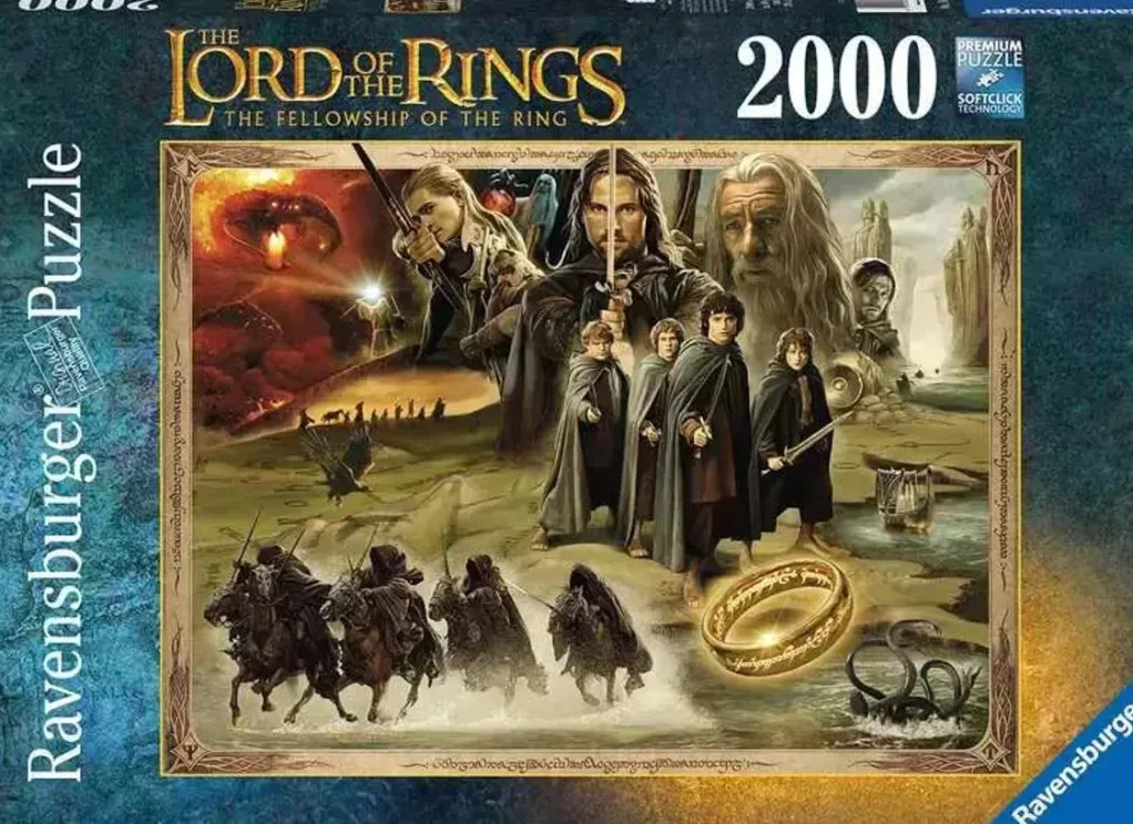 Ravensburger 2000 Pieces* - Lord Of The Rings, The Fellowship Of The Ring - 2000 Piece Jigsaw Puzzle