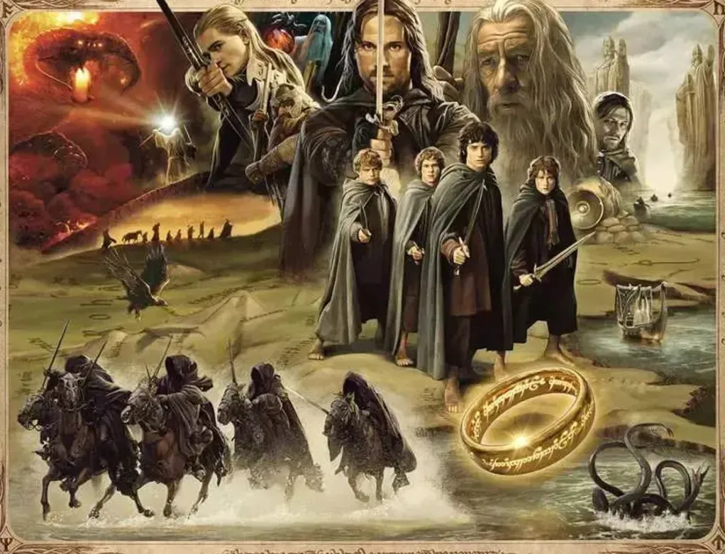 Ravensburger 2000 Pieces* - Lord Of The Rings, The Fellowship Of The Ring - 2000 Piece Jigsaw Puzzle