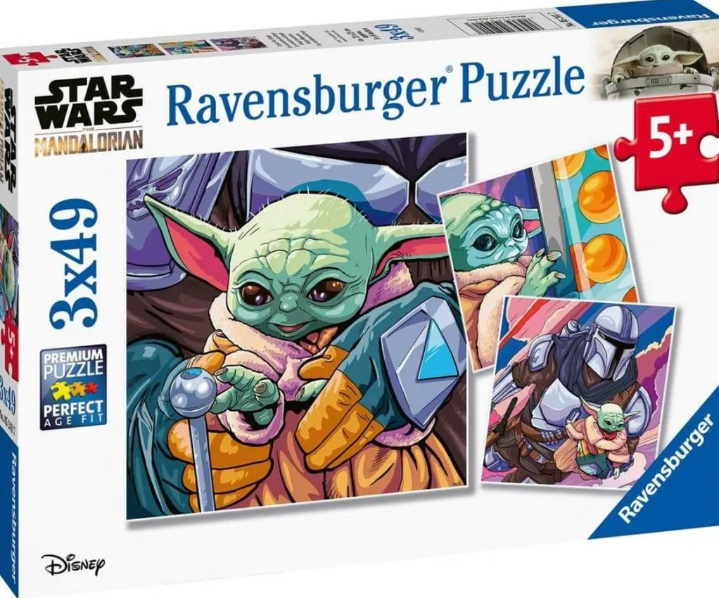 Ravensburger 100 Pieces & Under* - Mandalorian - 3 X 49 Piece Jigsaw Puzzle