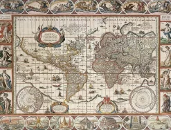 Ravensburger 2000 Pieces* - Map Of The World From 1650 - 2000 Piece Jigsaw Puzzle