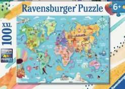 Ravensburger 100 Pieces & Under* - Map Of The World - 100Xxl Piece Jigsaw Puzzle