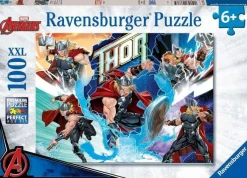 Ravensburger 100 Pieces & Under* - Marvel Hero Thor - 100Xxl Piece Jigsaw Puzzle