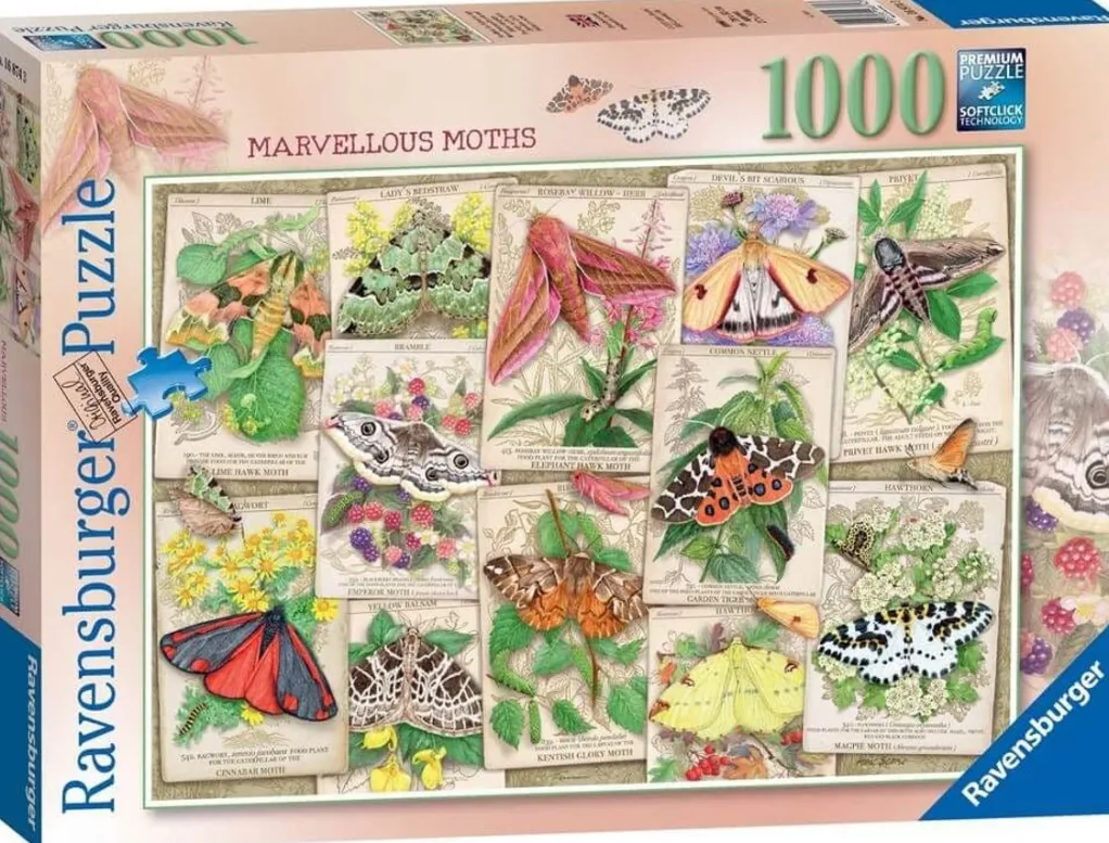 Ravensburger 1000 Pieces* - Marvellous Moths - 1000 Piece Jigsaw Puzzle