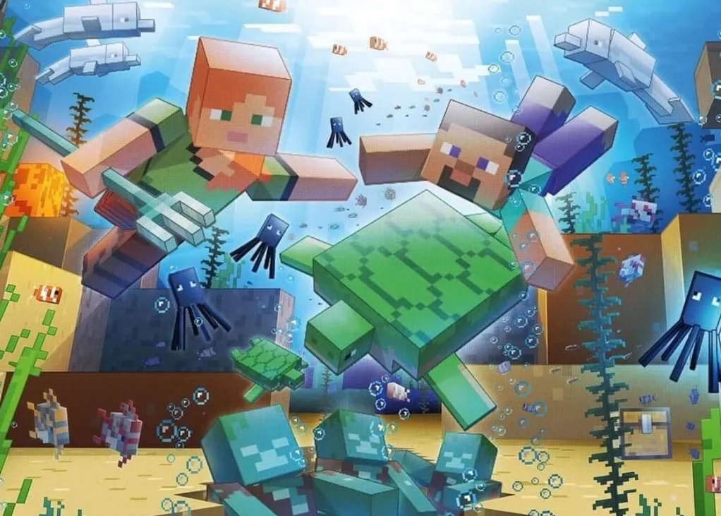 Ravensburger 1000 Pieces* - Minecraft Mosaic - 1000 Piece Jigsaw Puzzle