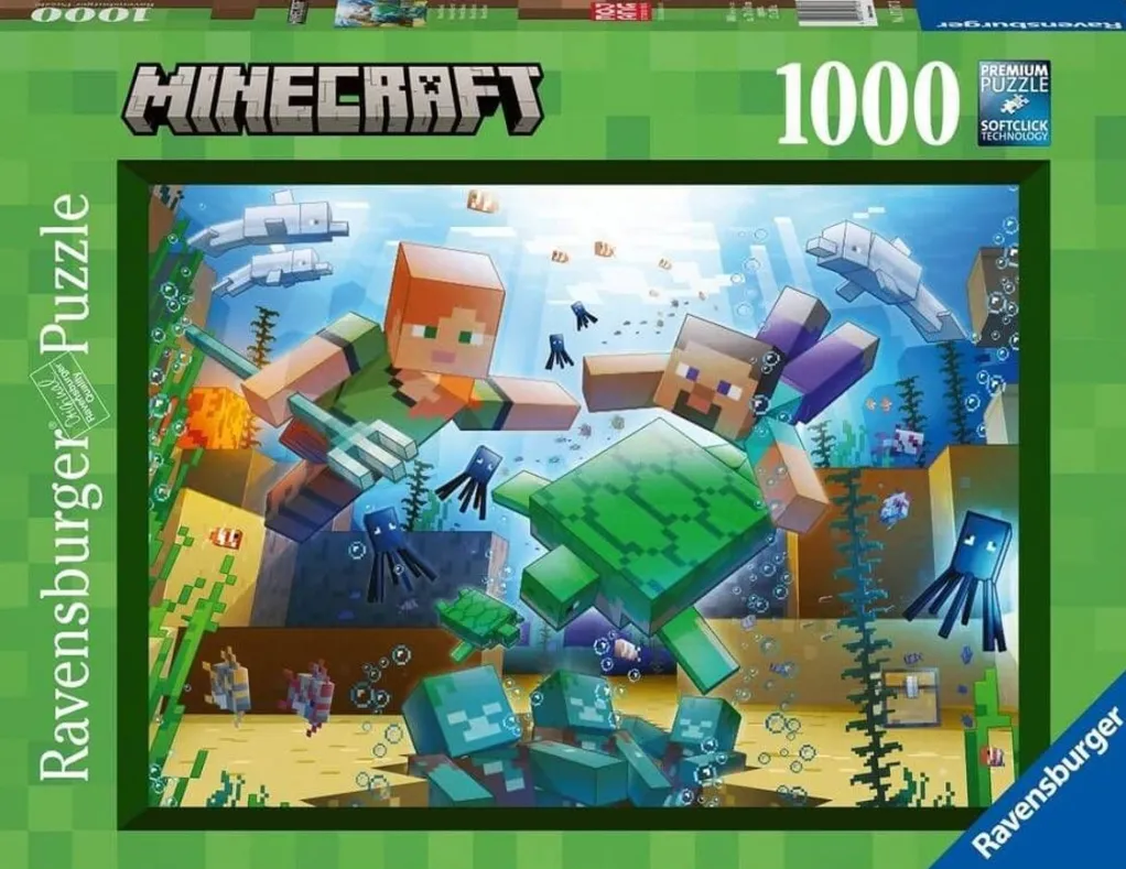 Ravensburger 1000 Pieces* - Minecraft Mosaic - 1000 Piece Jigsaw Puzzle